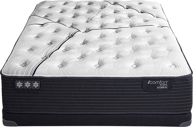 Serta iComfort CF3000 Quilted II Plush Low Profile Queen Mattress Set - Thumbnail - Image 2