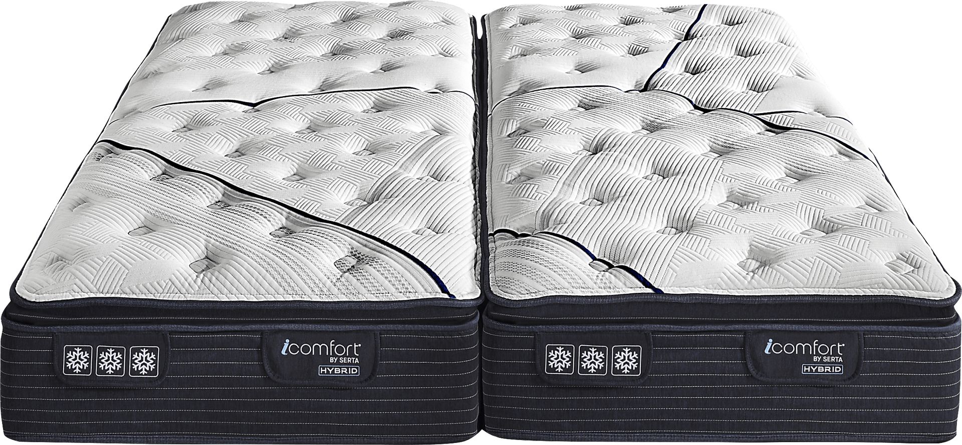Serta iComfort CF3000 Quilted II Plush Pillowtop Split King Mattress (2 TWXL) - Image 2