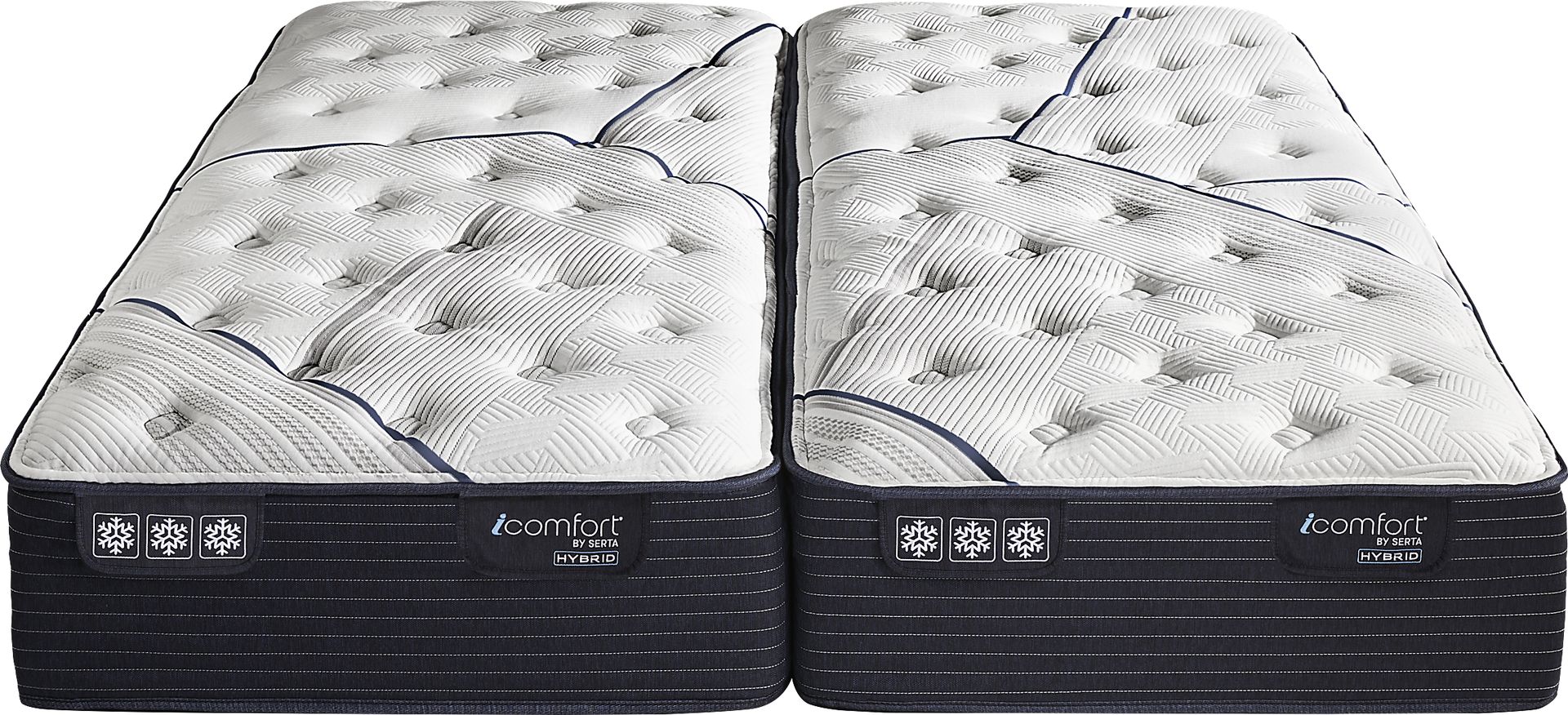 Serta iComfort CF3000 Quilted II Plush Split King Mattress (2 TWXL) - Image 2