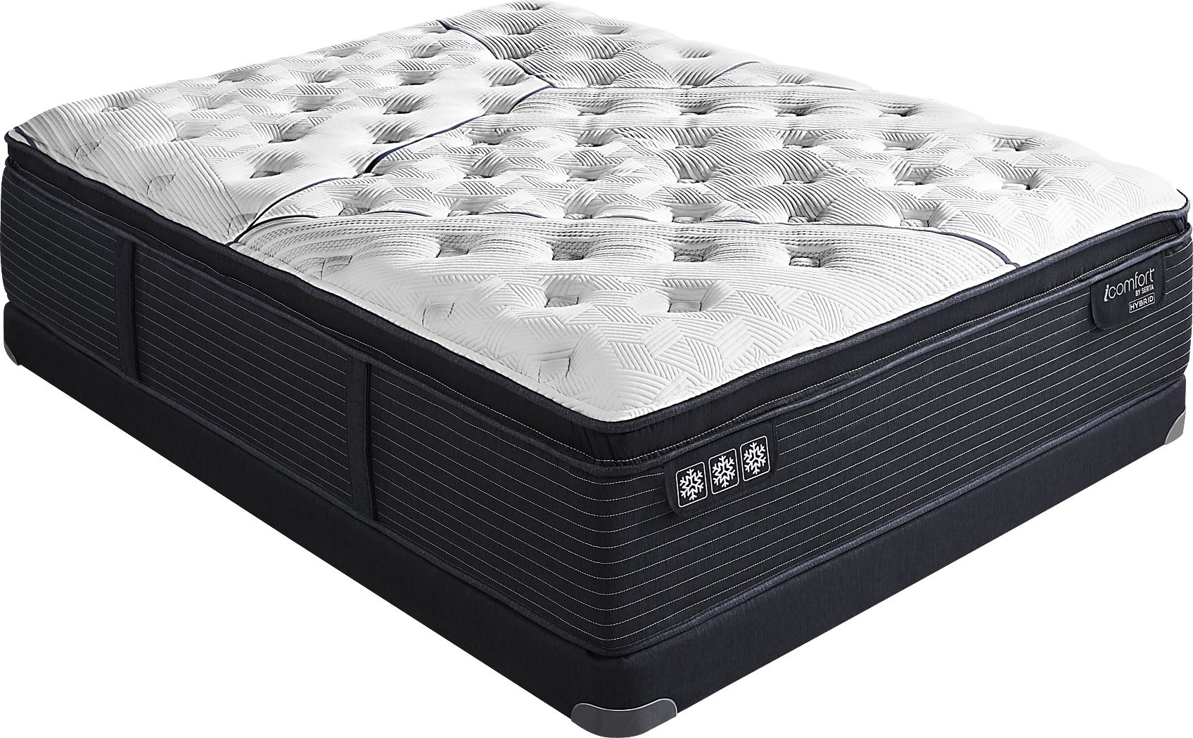 serta icomfort hybrid applause ii queen mattress set