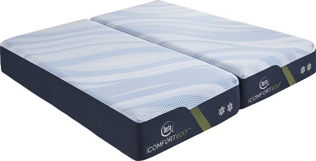 Serta iComfort Eco F10 Medium Split King Mattress (2 TWXL) - Thumbnail - Image 1