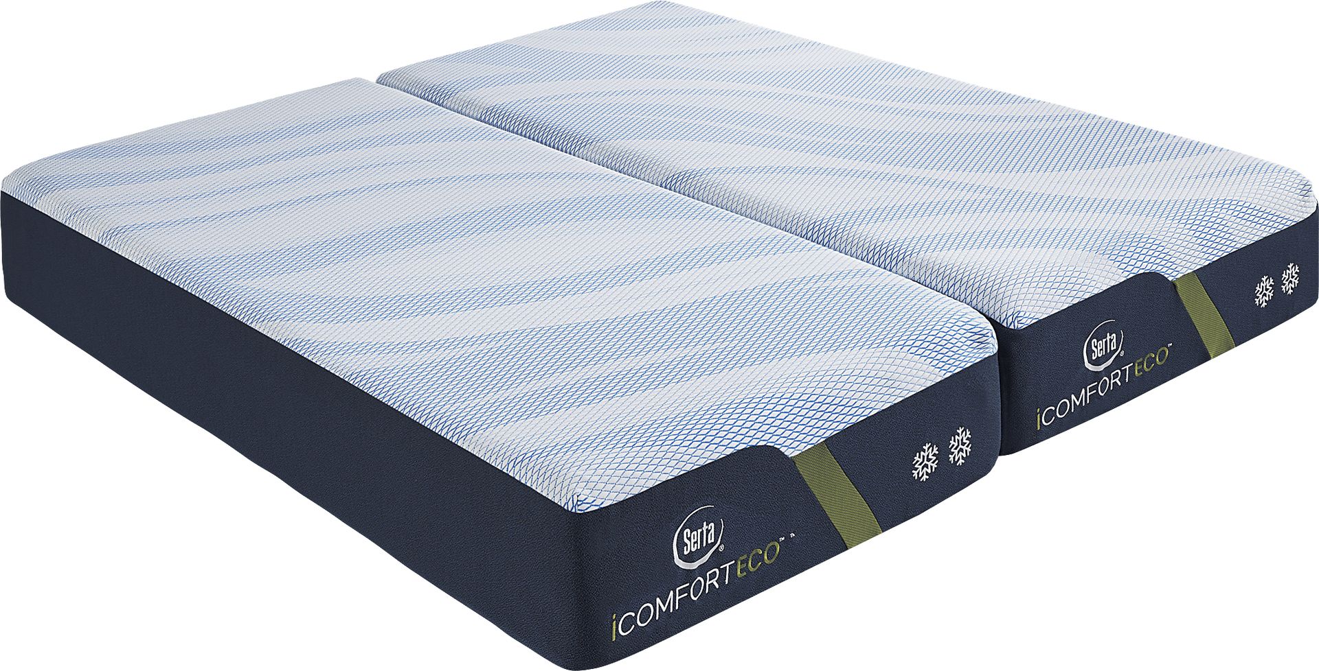 Serta iComfort Eco F10 Medium Split King Mattress (2 TWXL) - Image 1