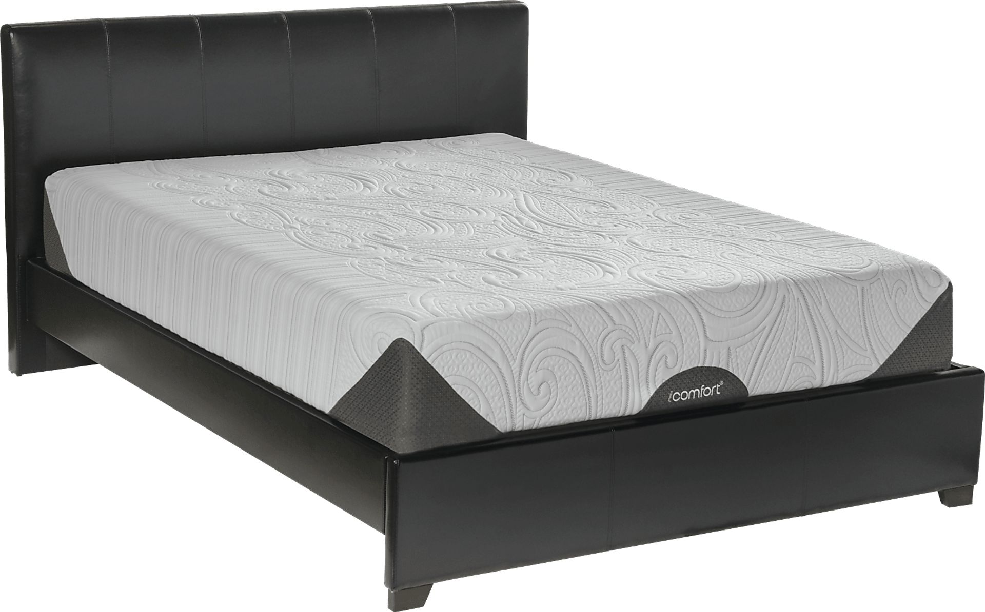 Serta iComfort Genius EverFeel Low Profile King Mattress Set - Image 1