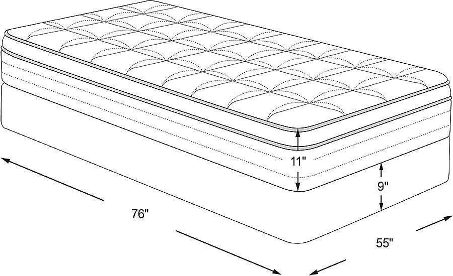 serta mattress eloquent dream dimensions