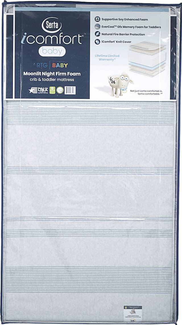 Serta iComfort Moonlit Nights Crib Mattress - Thumbnail - Image 2