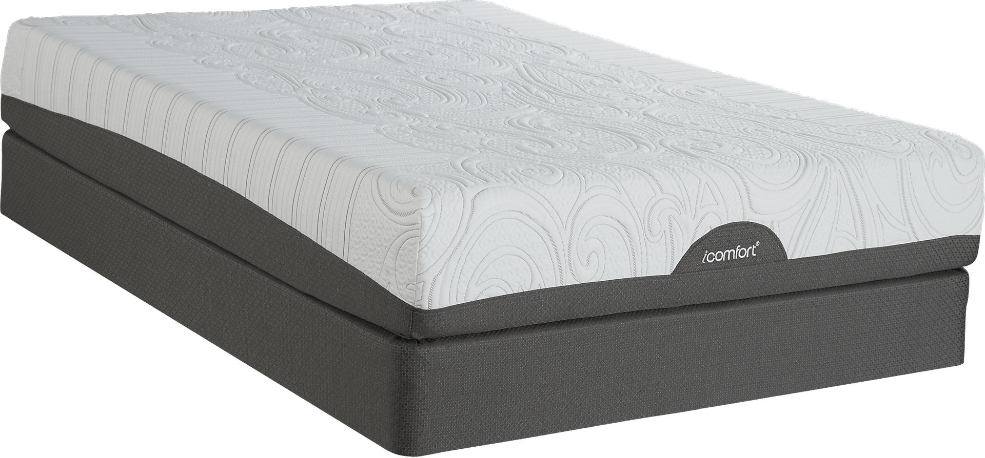 Serta iComfort Savant EverFeel Plush Low Profile Queen Mattress Set - Image 1