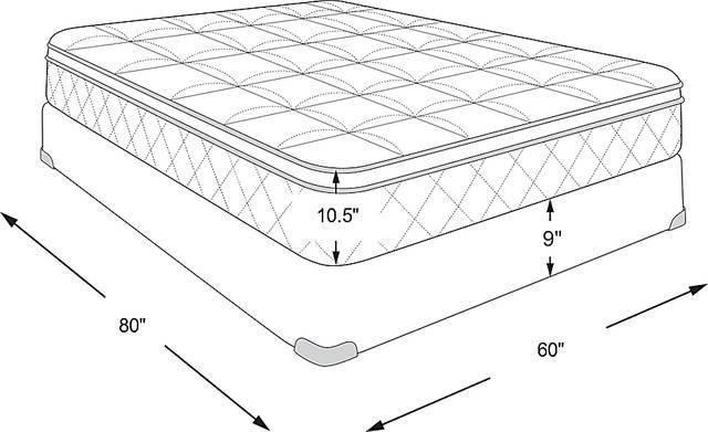 Dimension Image. Please refer to the Dimension Tab on this page for dimension details.
