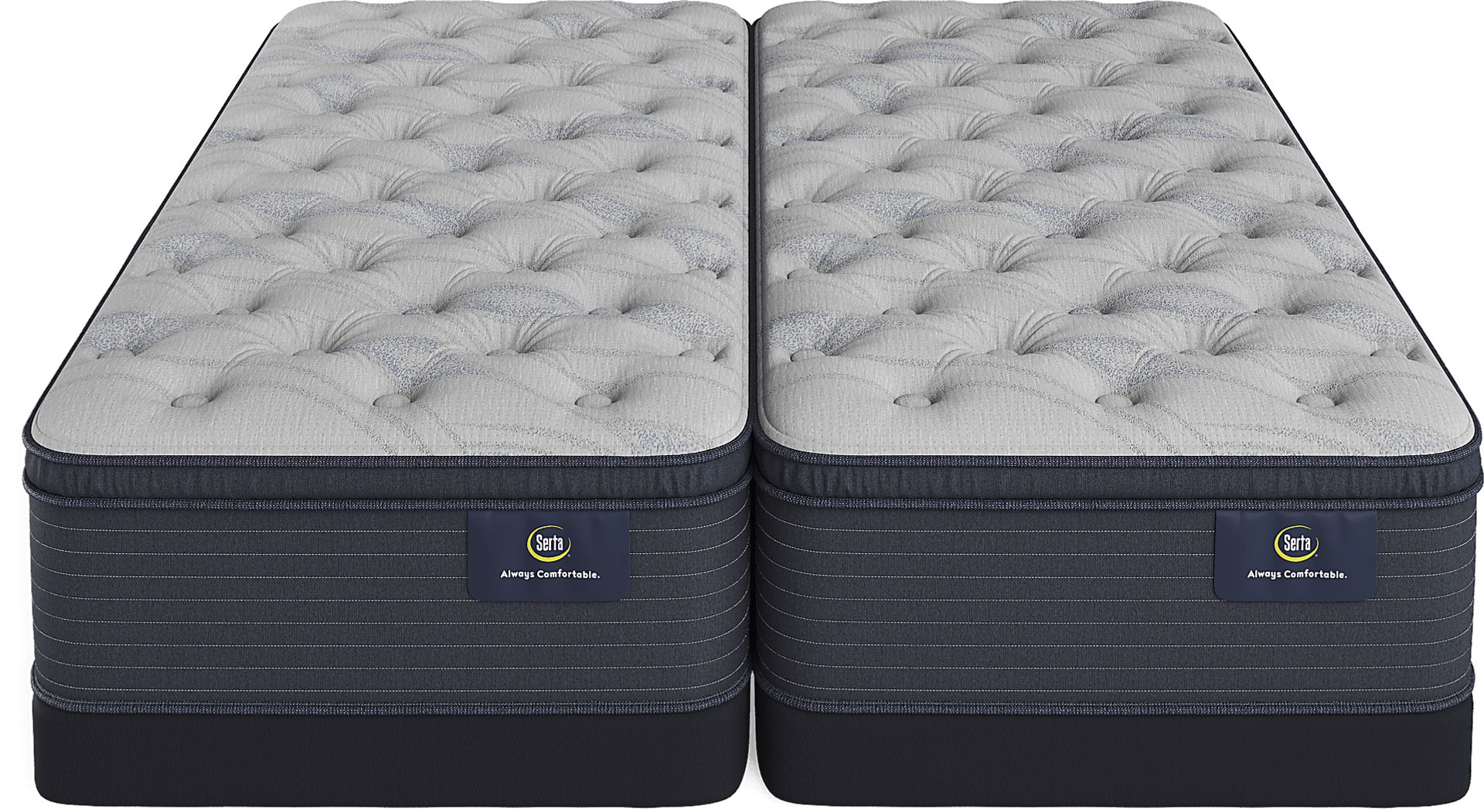Serta Luxe Edition Adria Coast Split King Low Profile Mattress Set - Image 2
