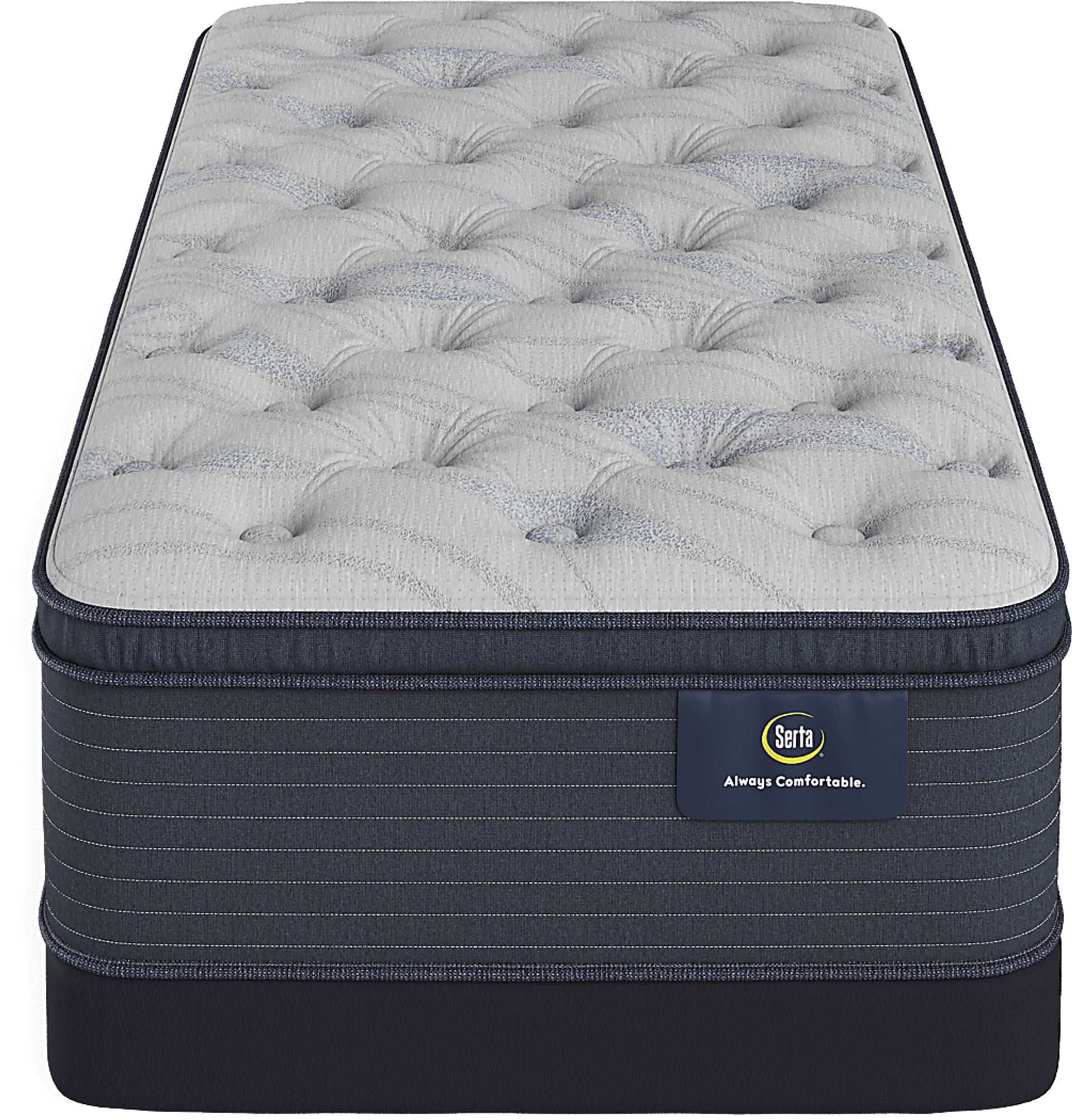 Serta Luxe Edition Adria Coast Twin Low Profile Mattress Set - Image 2