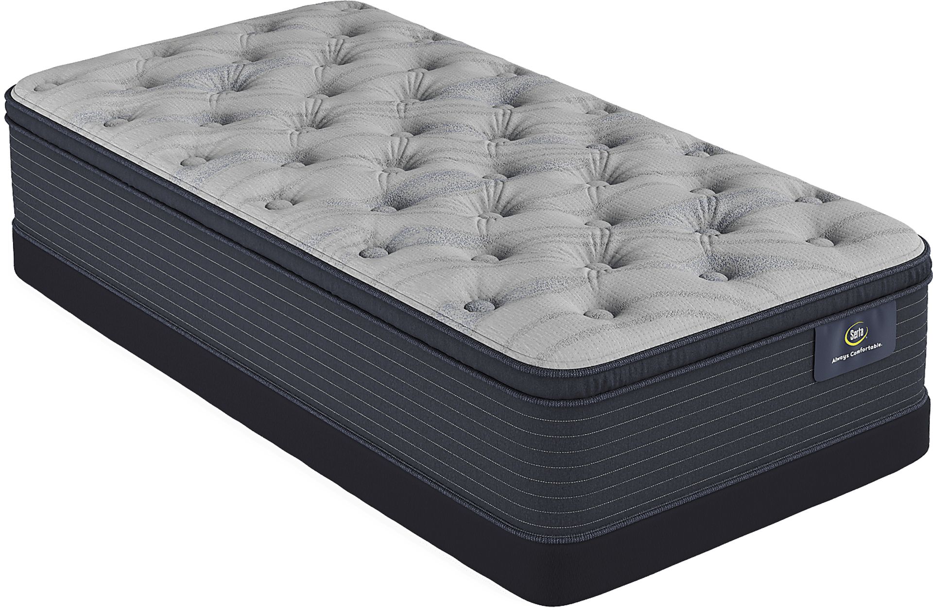 Serta Luxe Edition Adria Coast Twin Low Profile Mattress Set - Image 1