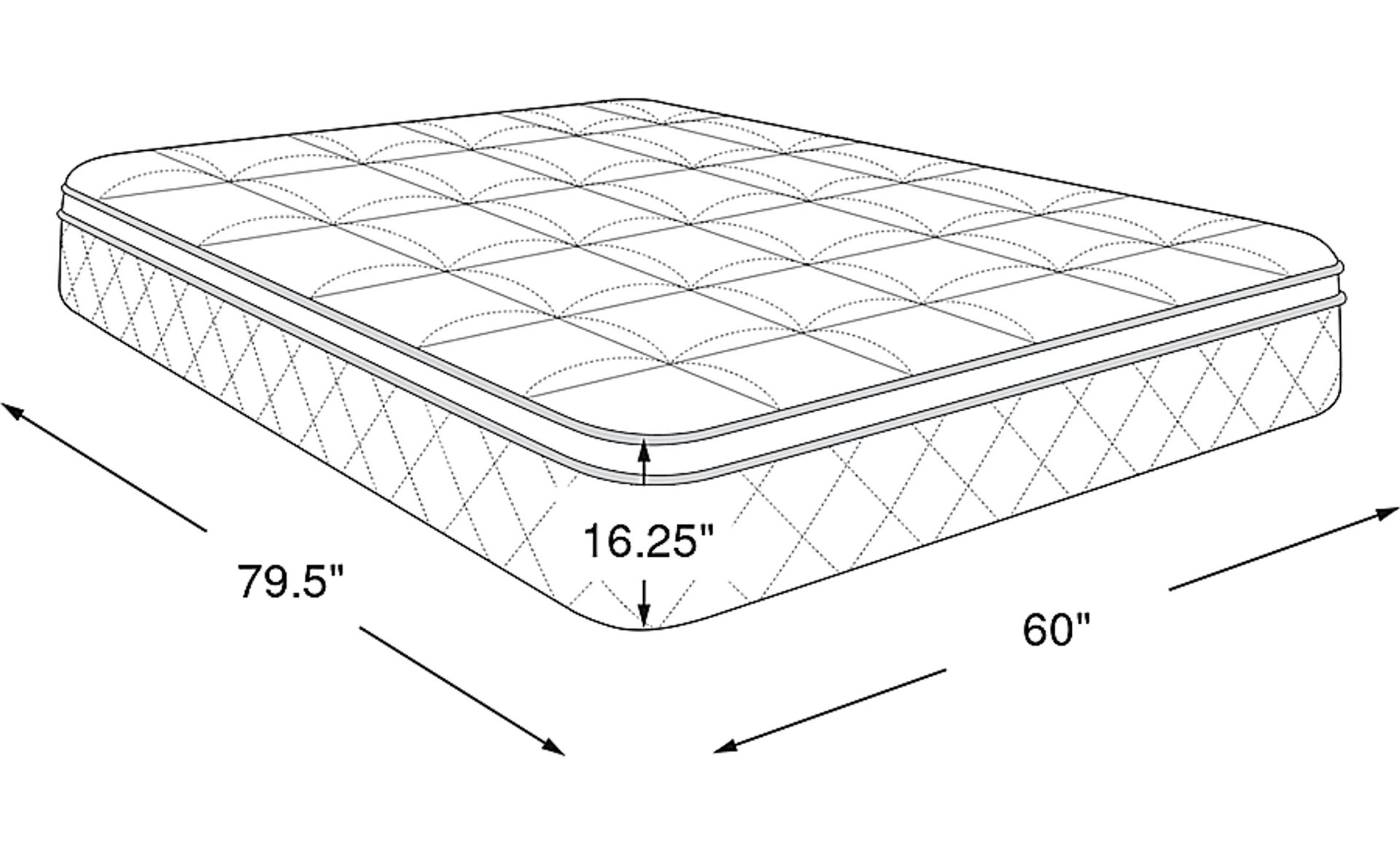 Dimension Image. Please refer to the Dimension Tab on this page for dimension details.