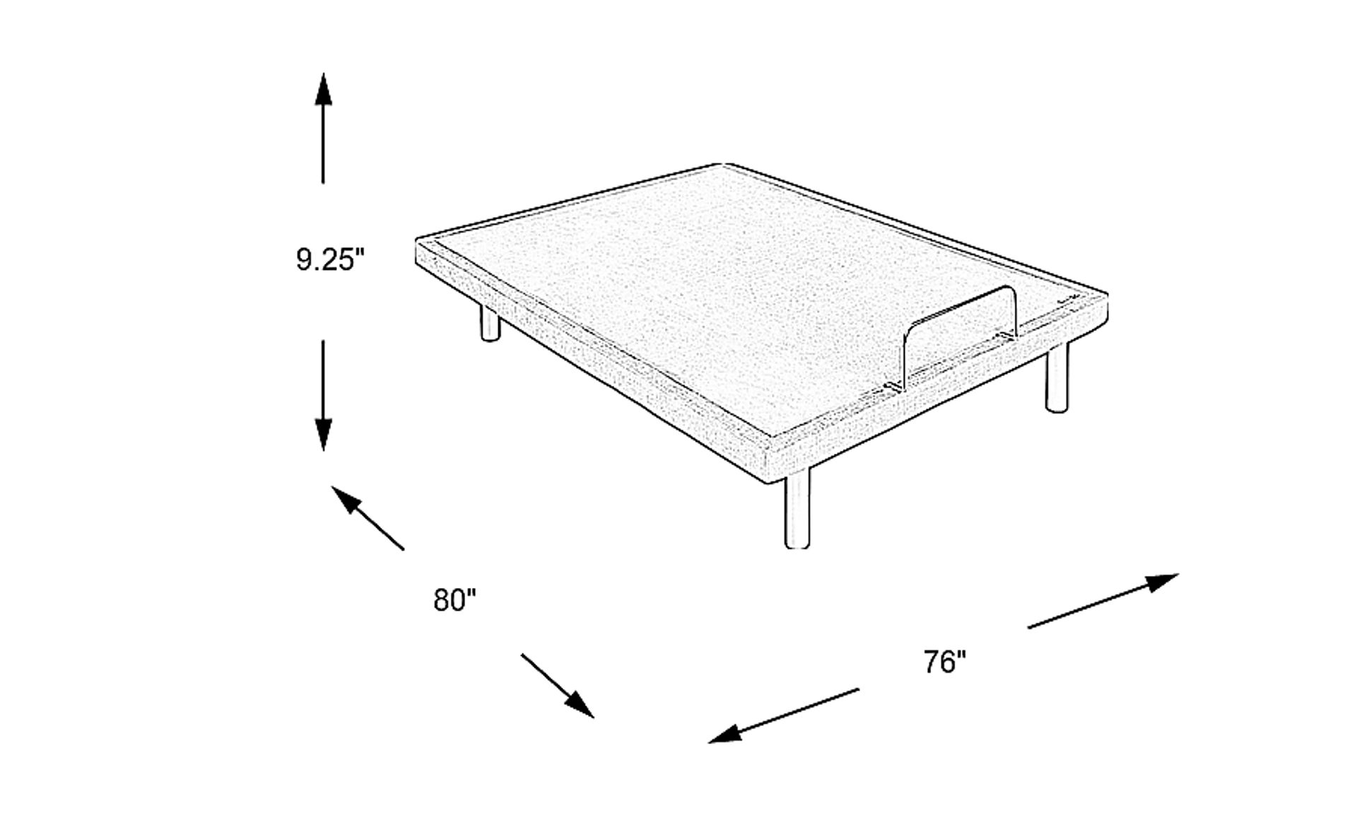 Dimension Image. Please refer to the Dimension Tab on this page for dimension details.