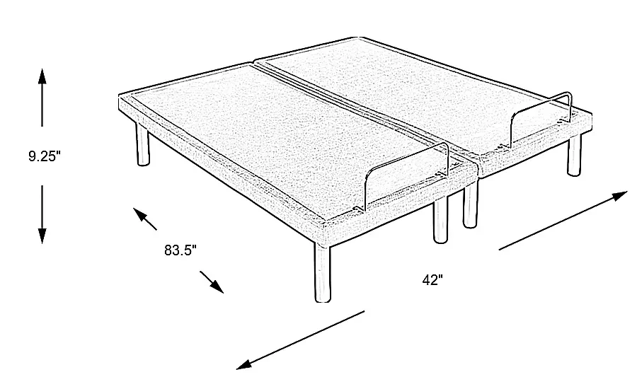 motion essentials ii adjustable split king mattresses