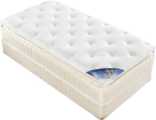 Serta Peaceful Slumber Twin Mattress Set - Thumbnail - Image 1