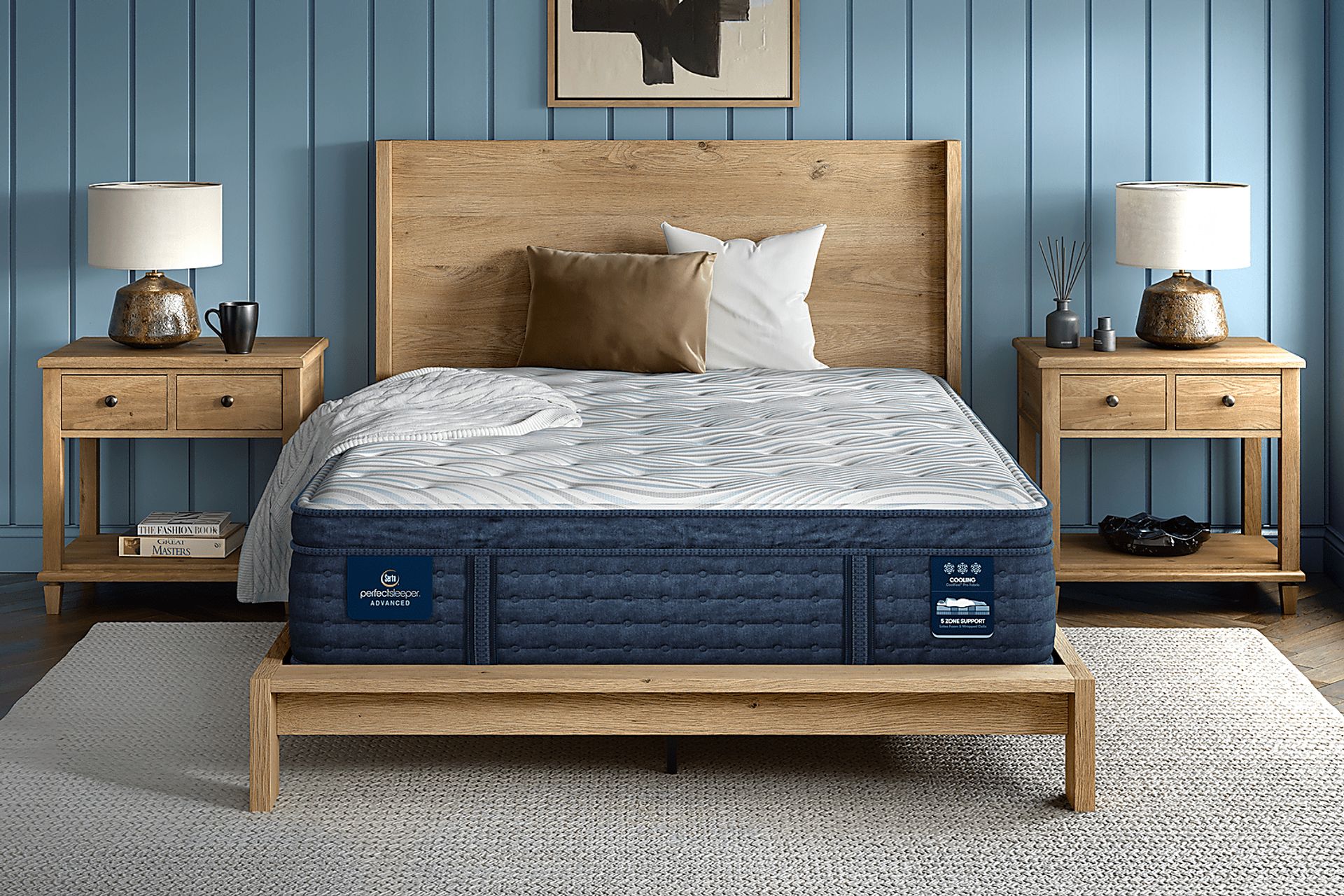 Serta Perfect Sleeper Advanced Plush Pillow Top Queen Mattress - Image 4