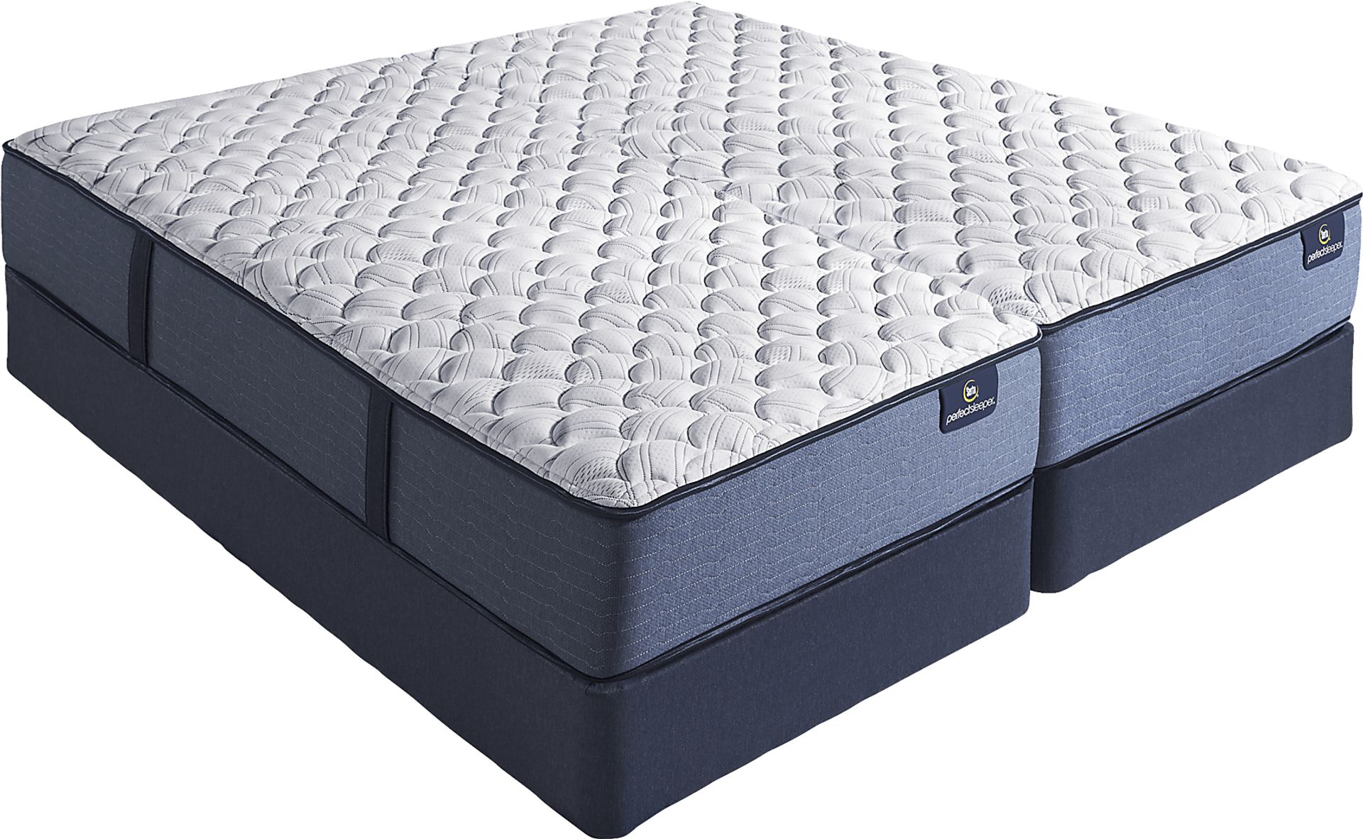 Serta Perfect Sleeper Arina Low Profile Split King Mattress Set - Image 1