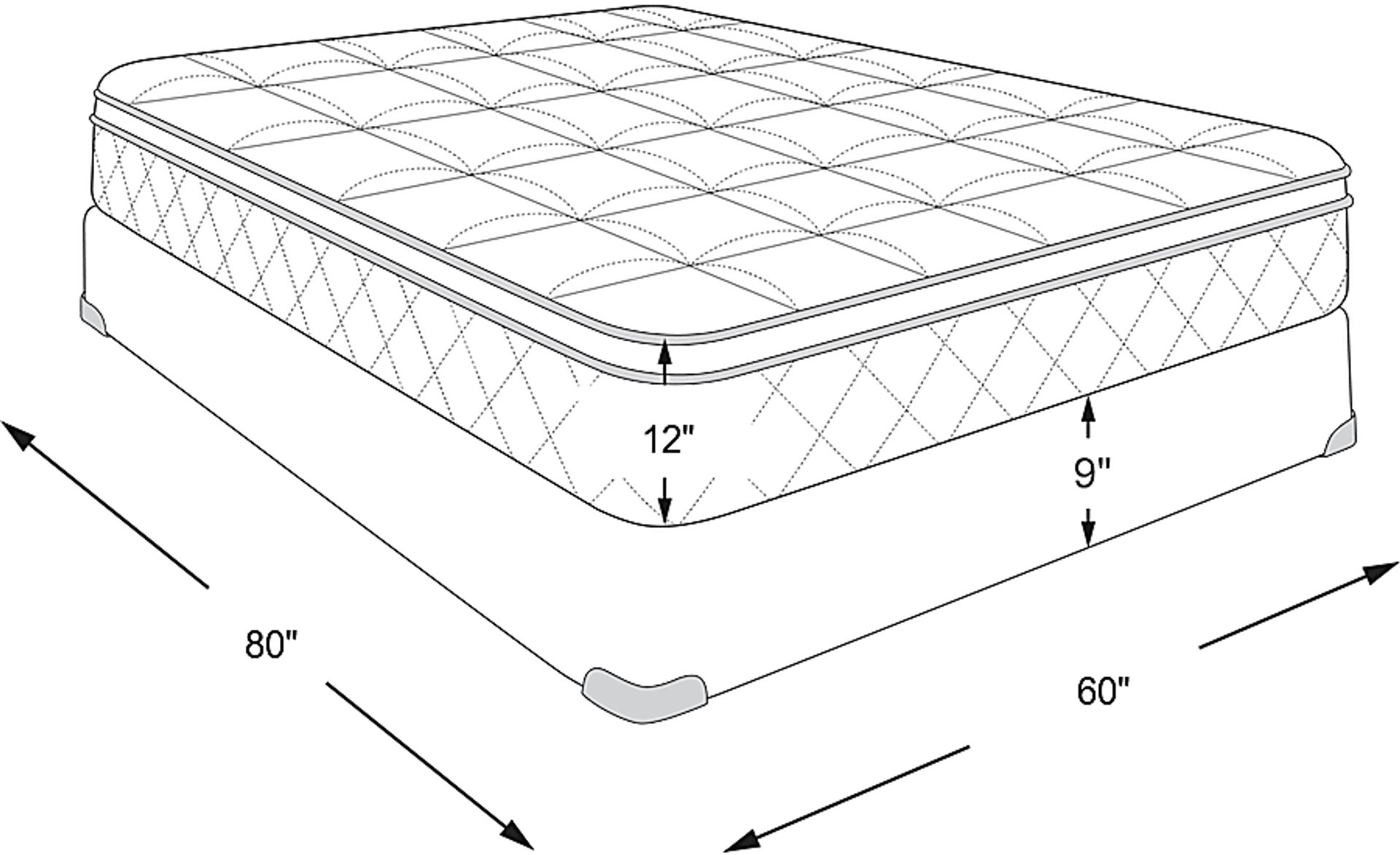 Dimension Image. Please refer to the Dimension Tab on this page for dimension details.