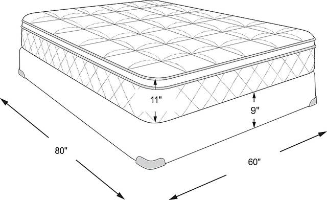 Dimension Image. Please refer to the Dimension Tab on this page for dimension details.