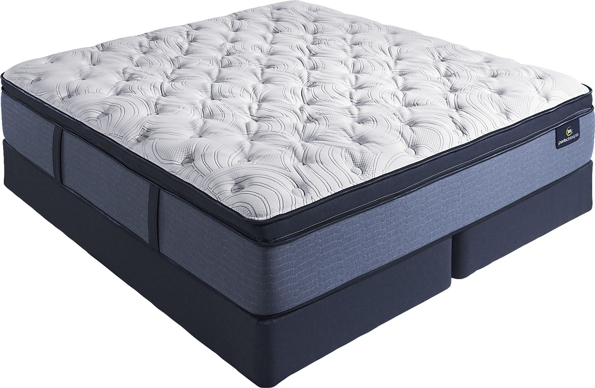 Serta Perfect Sleeper Delphine Low Profile King Mattress Set - Image 1
