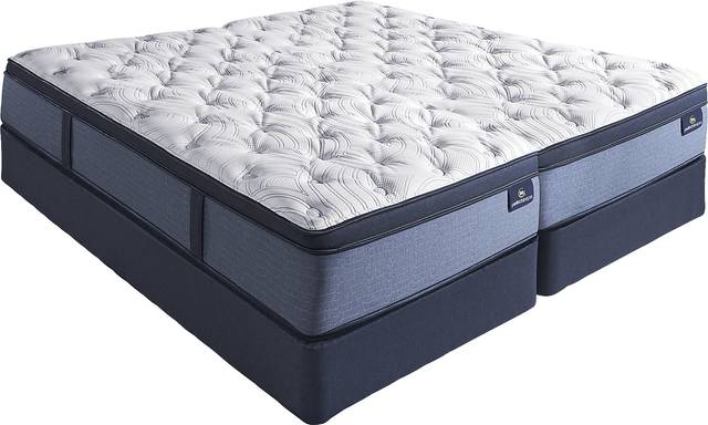 Serta Perfect Sleeper Delphine Low Profile Split King Mattress Set - Thumbnail - Image 1