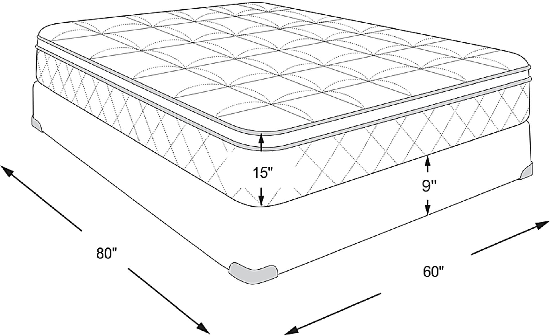 Dimension Image. Please refer to the Dimension Tab on this page for dimension details.