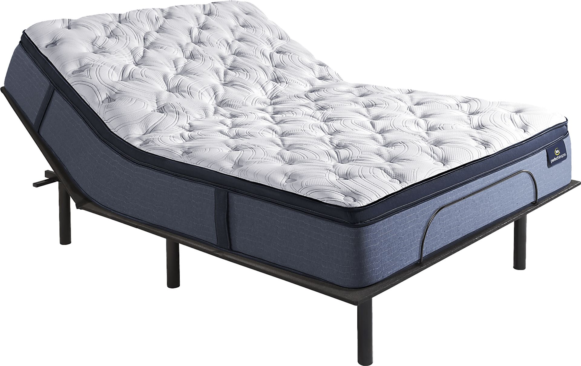 Serta Perfect Sleeper Delphine Queen Mattress with Head Up Only Base - Image 1
