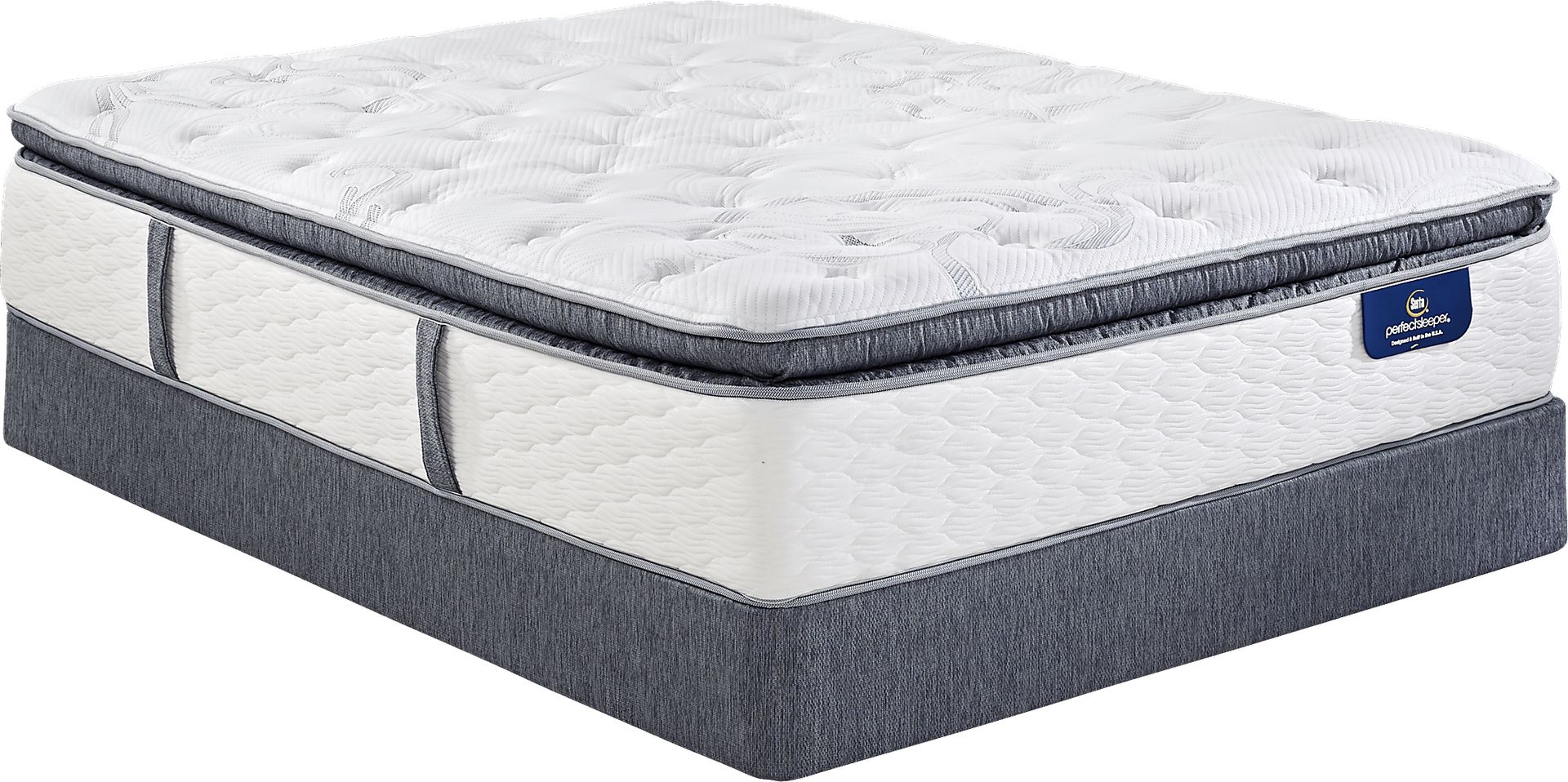 Serta Perfect Sleeper Elite Glengate Low Profile King Mattress Set - Image 1