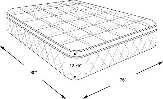 Dimension Image. Please refer to the Dimension Tab on this page for dimension details.