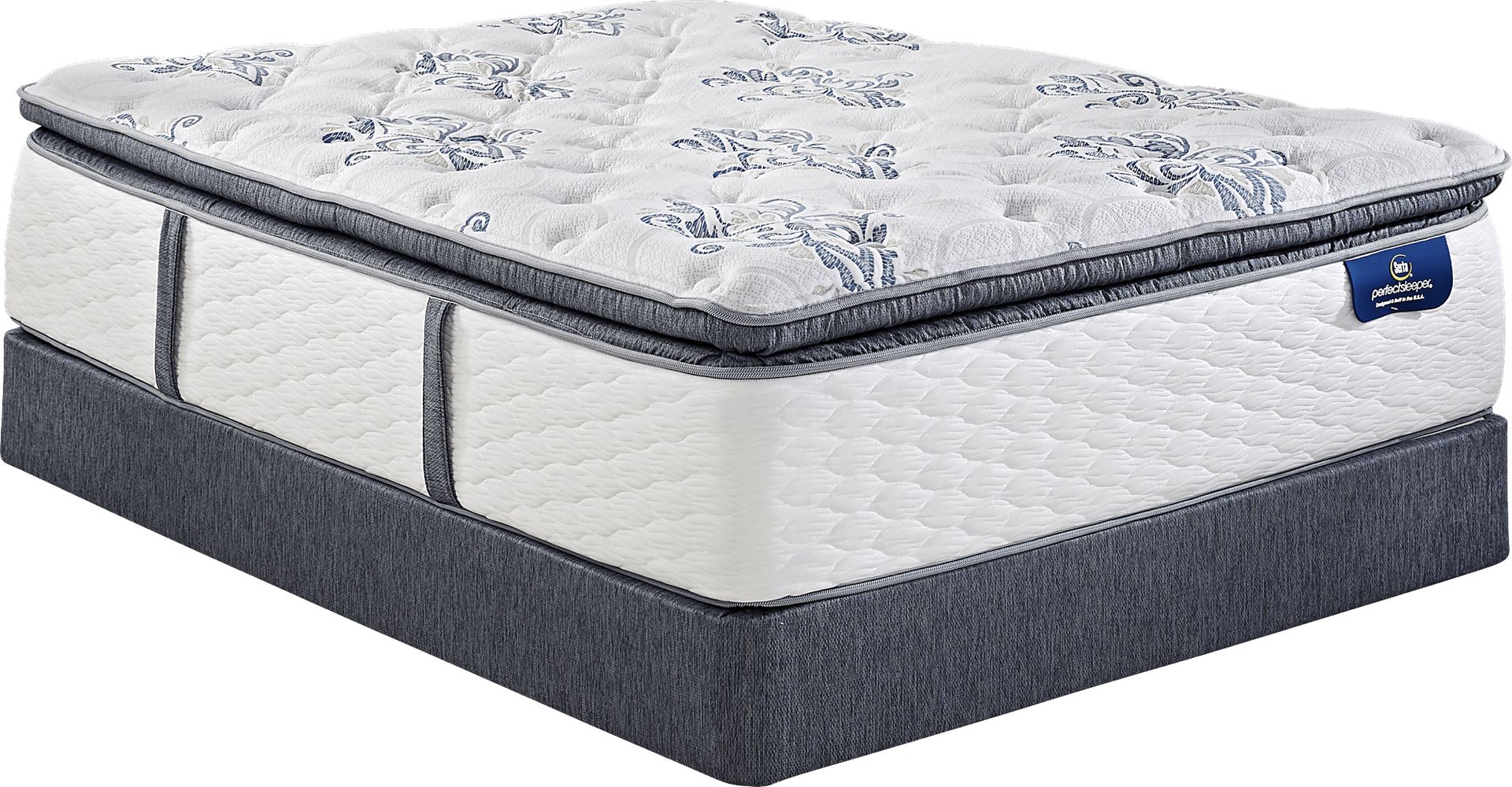 Serta Perfect Sleeper Elite Stewart Hills Queen Mattress Set - Image 1