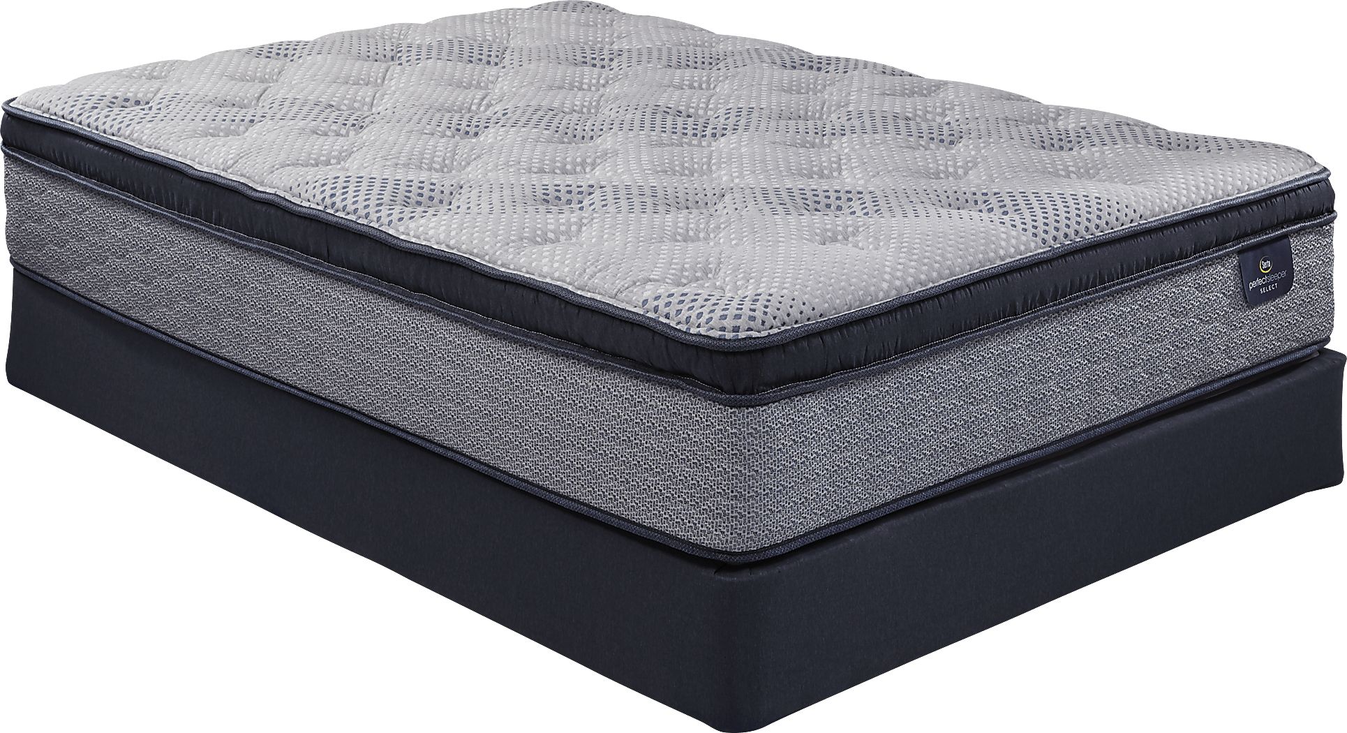Serta Perfect Sleeper Gladwyn Low Profile Queen Mattress Set