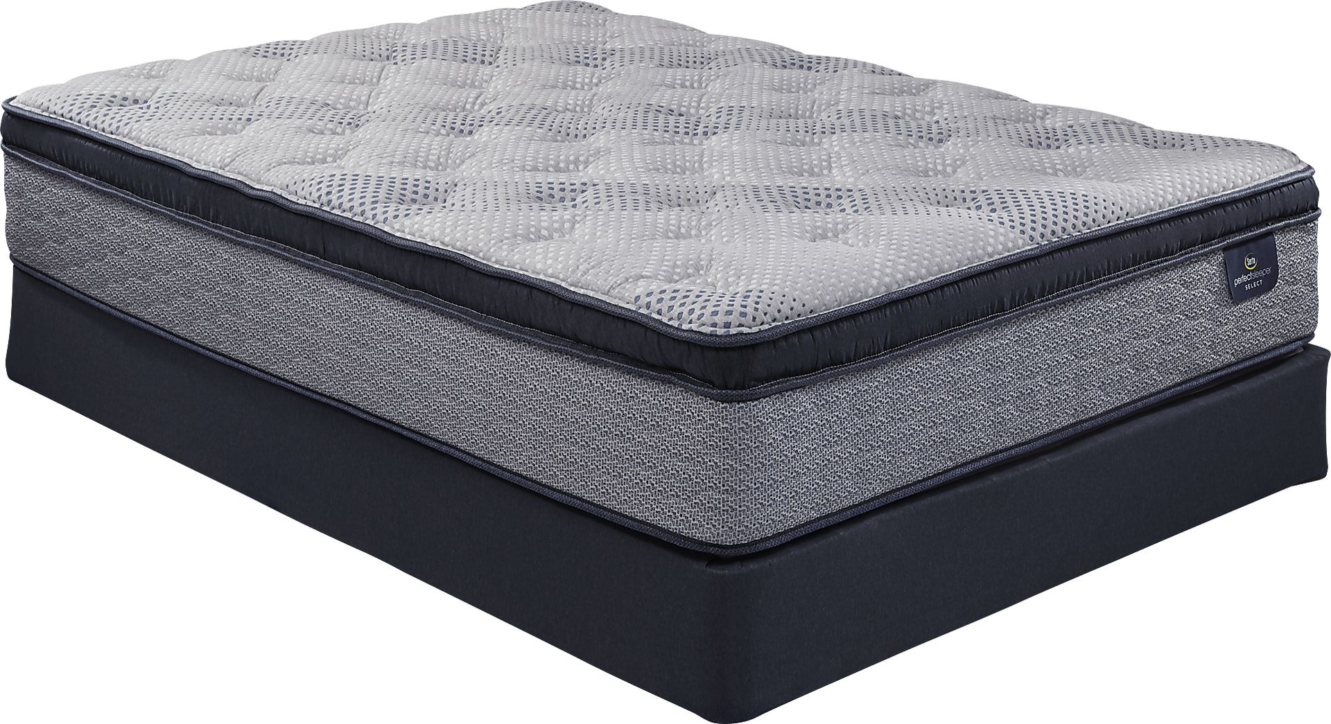 Serta Perfect Sleeper Gladwyn Low Profile Queen Mattress Set - Image 1