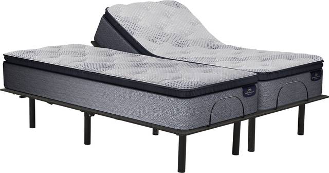 Serta Perfect Sleeper Gladwyn Split King Mattress with RTG Sleep 2000 Adjustable Base - Thumbnail - Image 1