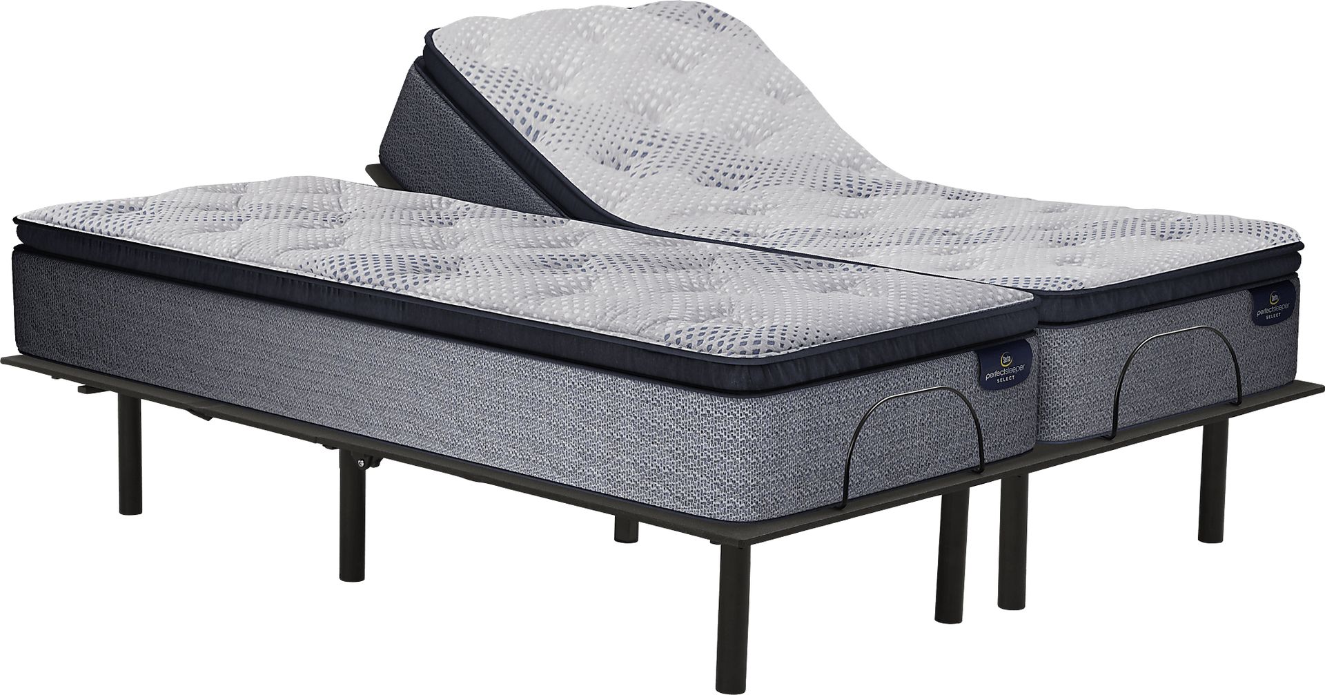 Serta Perfect Sleeper Gladwyn Split King Mattress with RTG Sleep 2000 Adjustable Base - Image 1