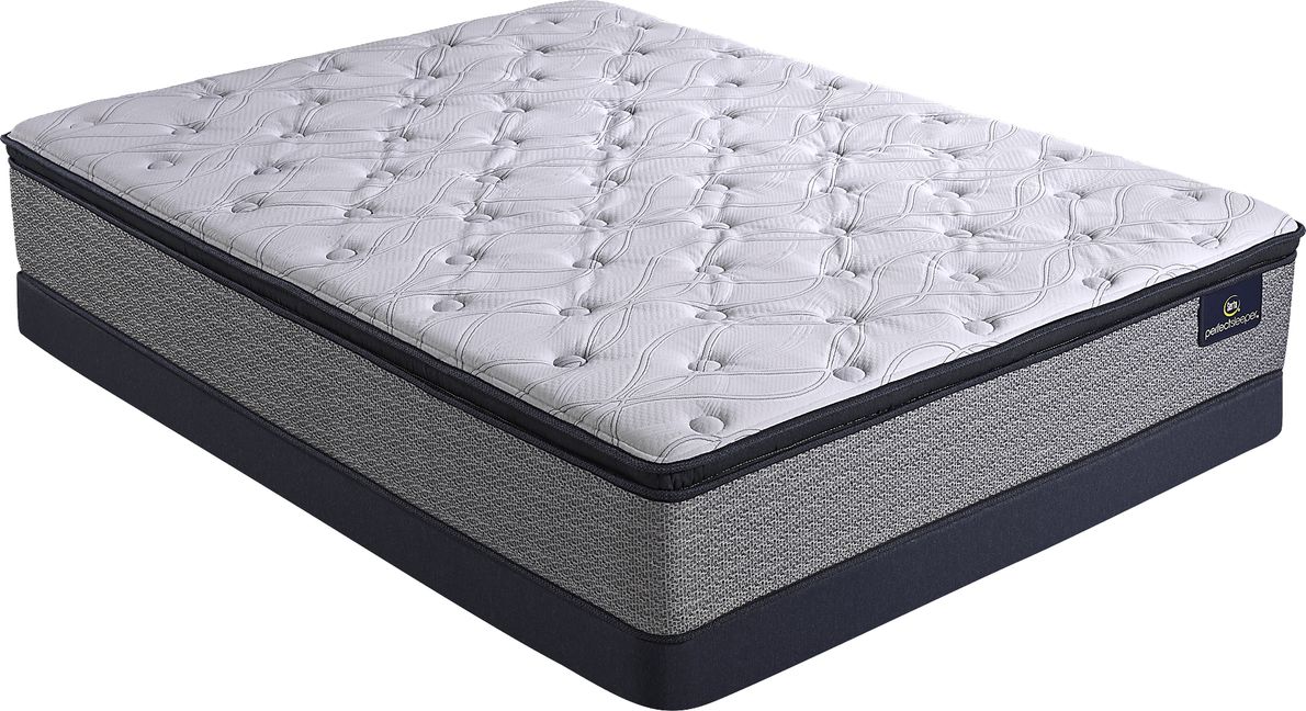 Serta Perfect Sleeper Grove Bay Low Profile Queen Mattress Set Rooms To Go