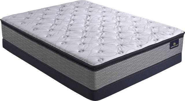 Serta Perfect Sleeper Grove Bay Low Profile Queen Mattress Set - Thumbnail - Image 1