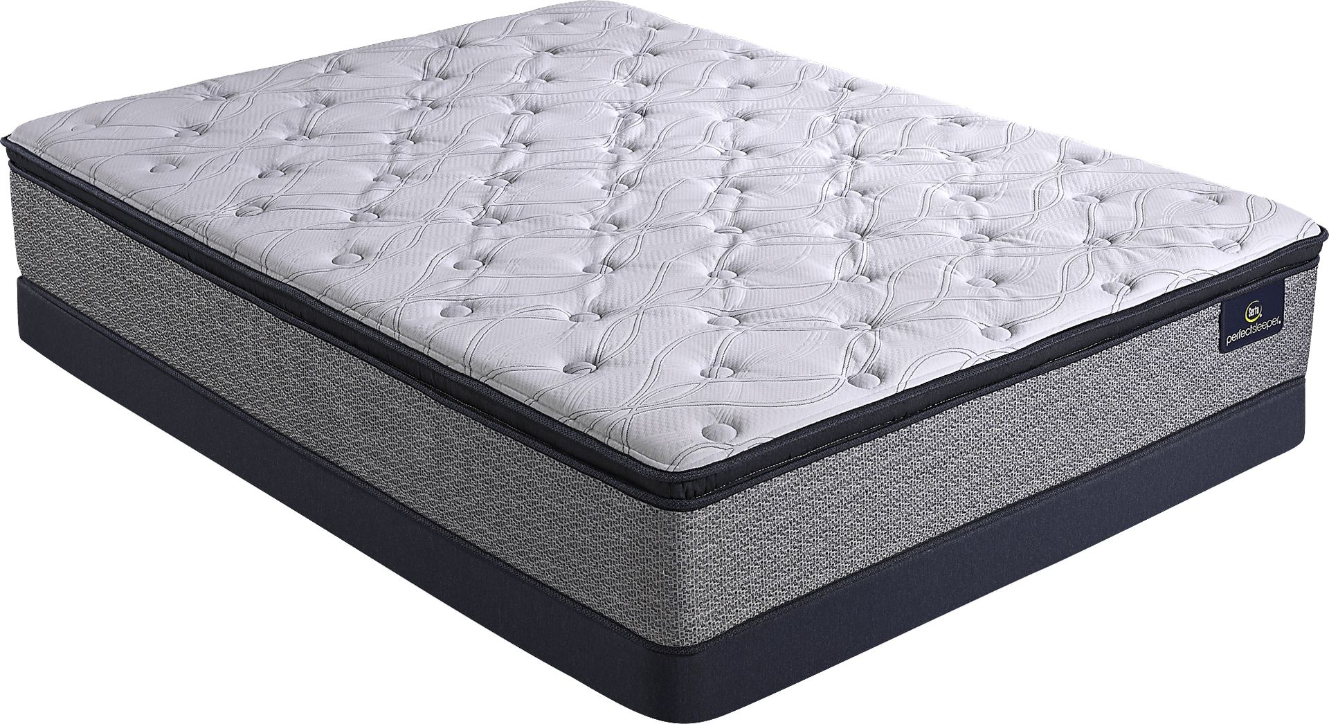 Serta Perfect Sleeper Grove Bay Low Profile Queen Mattress Set - Image 1