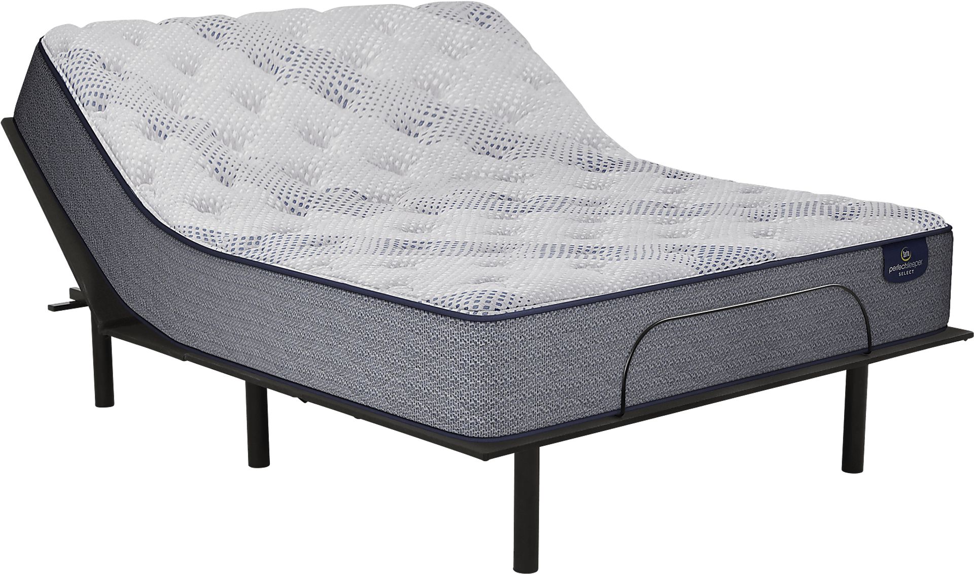 Serta Perfect Sleeper Hazelcrest King Mattress with RTG Sleep 2000 Adjustable Base - Image 1