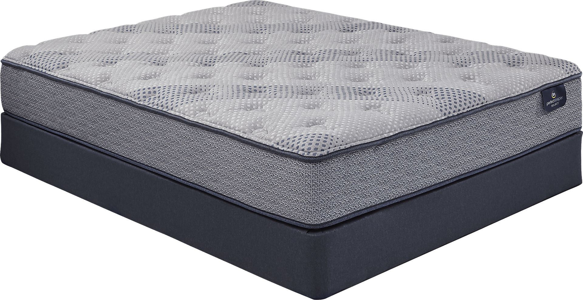 Serta Perfect Sleeper Hazelcrest Low Profile Queen Mattress Set - Image 1