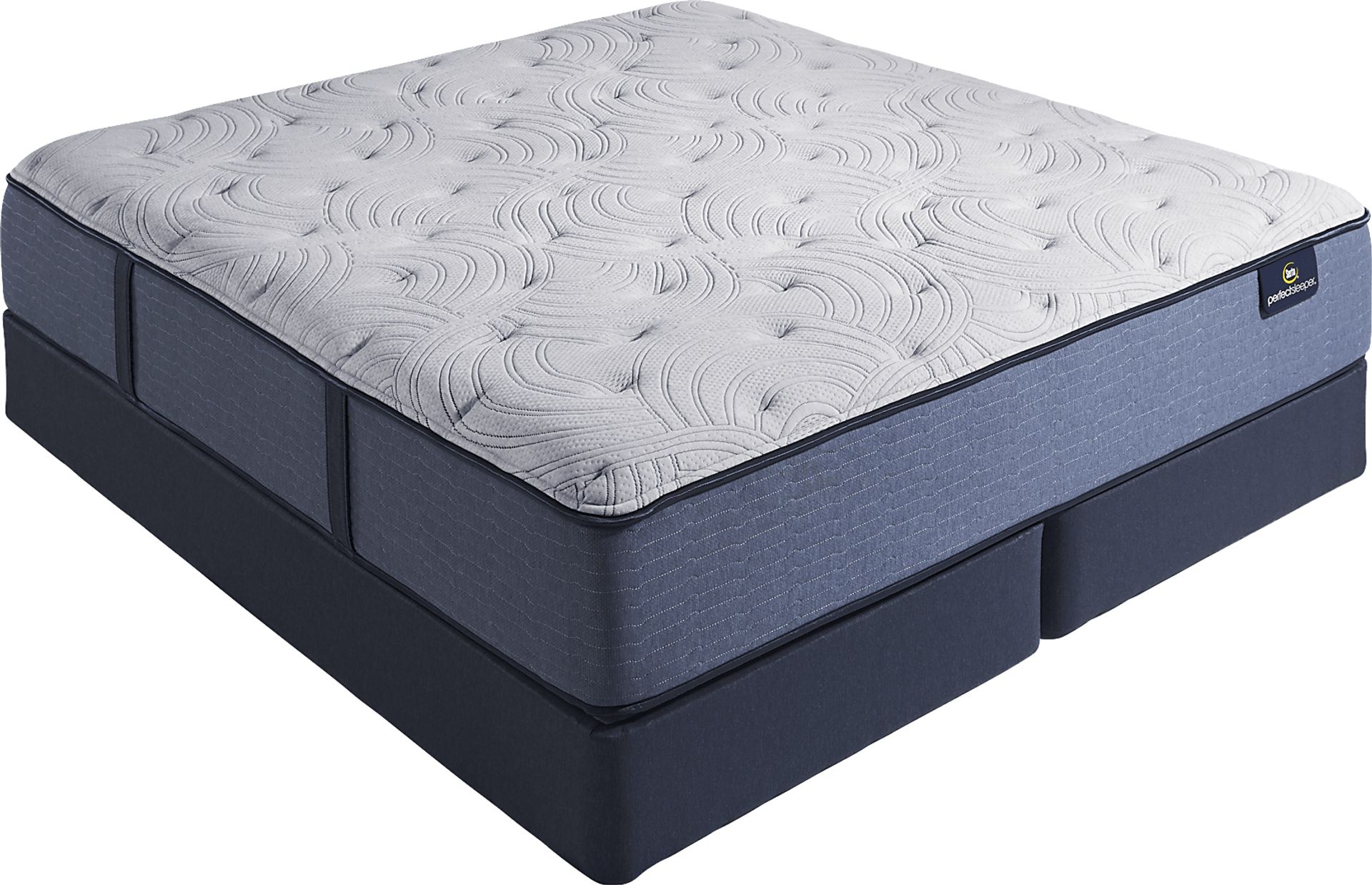 Serta Perfect Sleeper Kira Low Profile King Mattress Set - Image 1