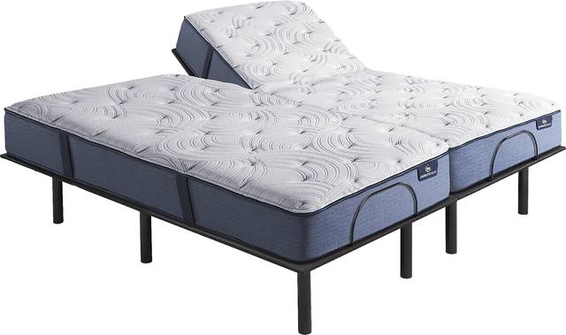 Serta Perfect Sleeper Kira Split King Mattress with Head Up Only Base - Thumbnail - Image 1