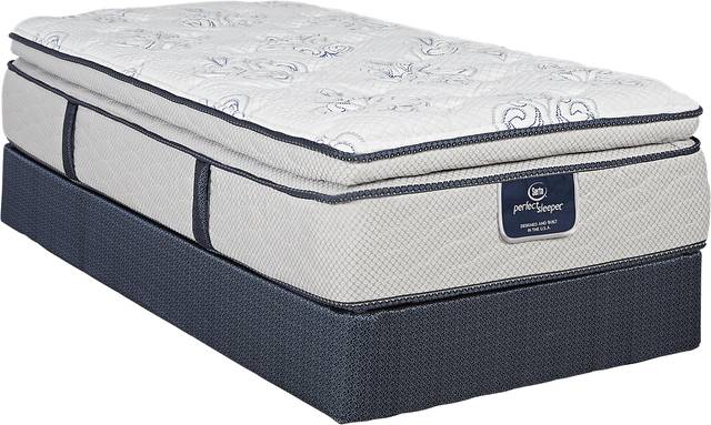 Serta Perfect Sleeper Largo Vista Low Profile Twin Mattress Set - Thumbnail - Image 1