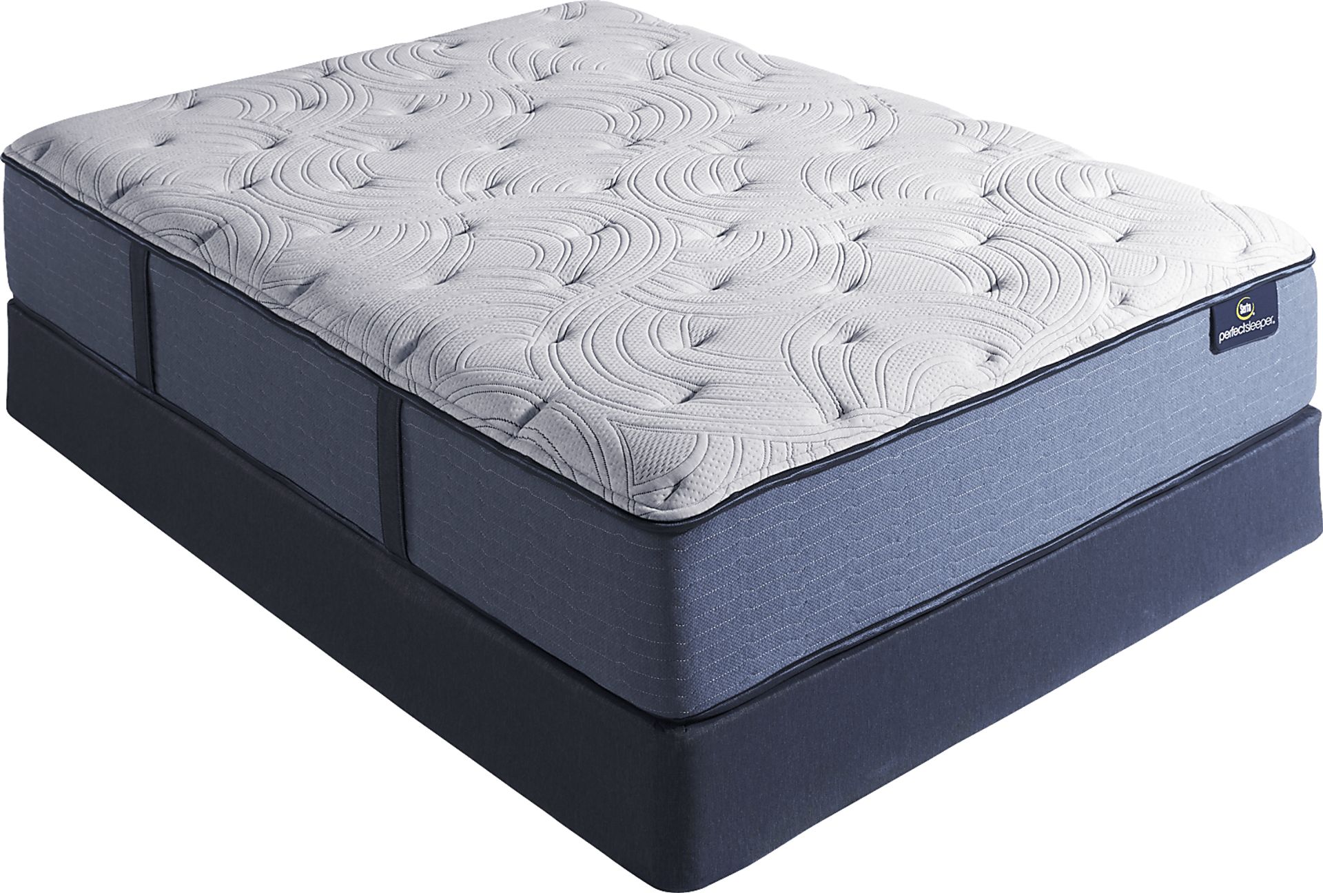 Serta Perfect Sleeper Leilani Low Profile Queen Mattress Set - Image 1