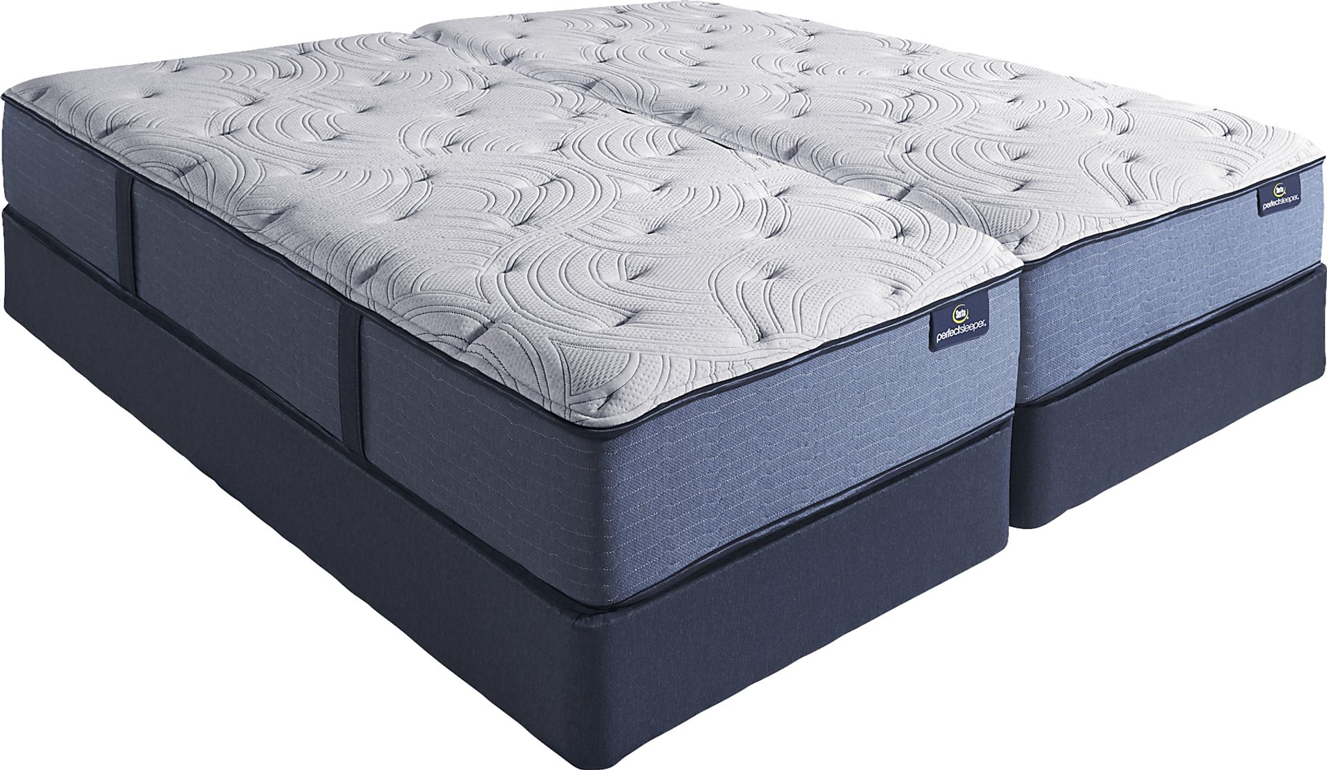 Serta Perfect Sleeper Leilani Low Profile Split King Mattress Set - Image 1