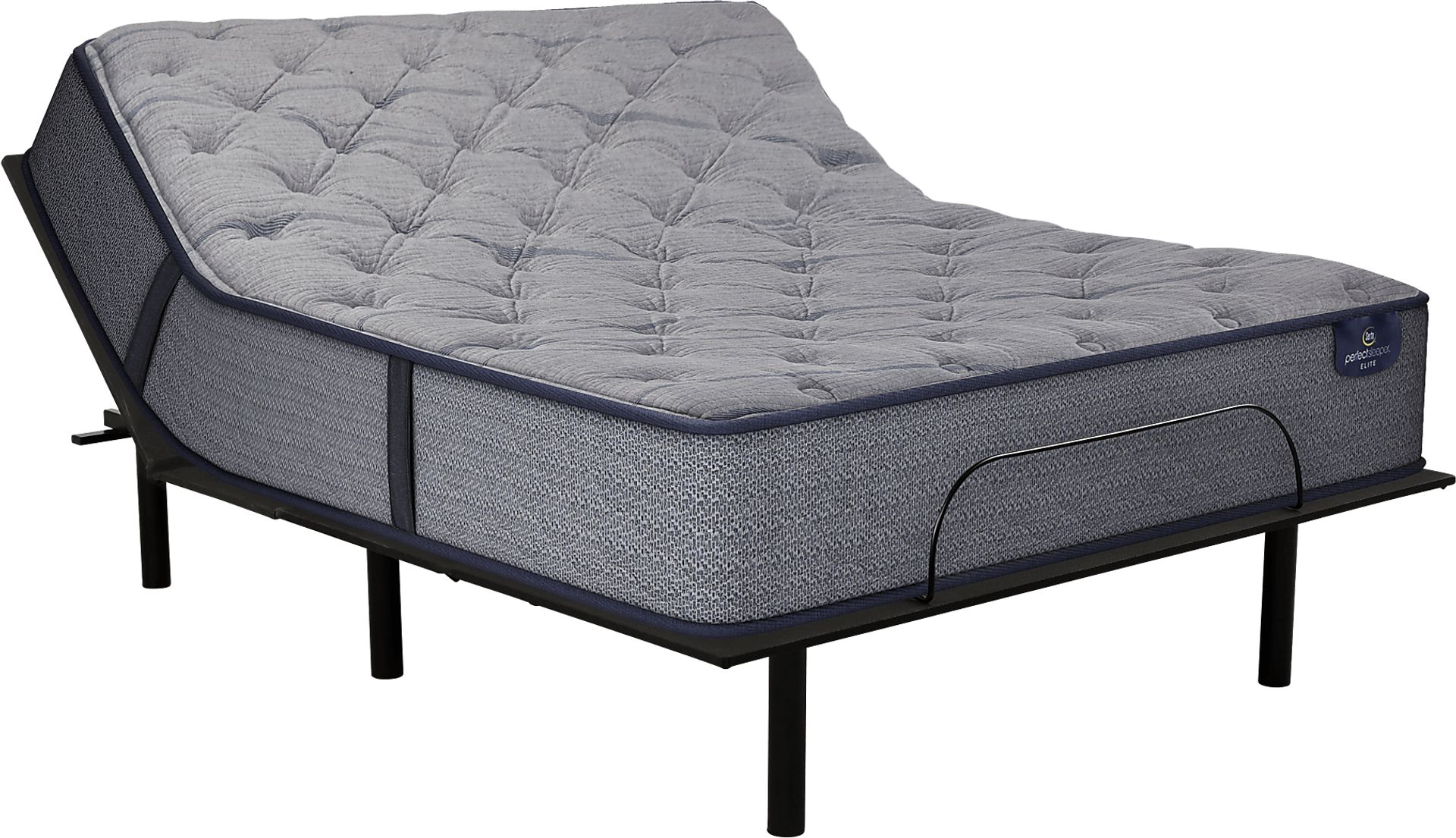 Serta Perfect Sleeper Lynwood Heights Queen Mattress with RTG Sleep 2000 Adjustable Base - Image 1