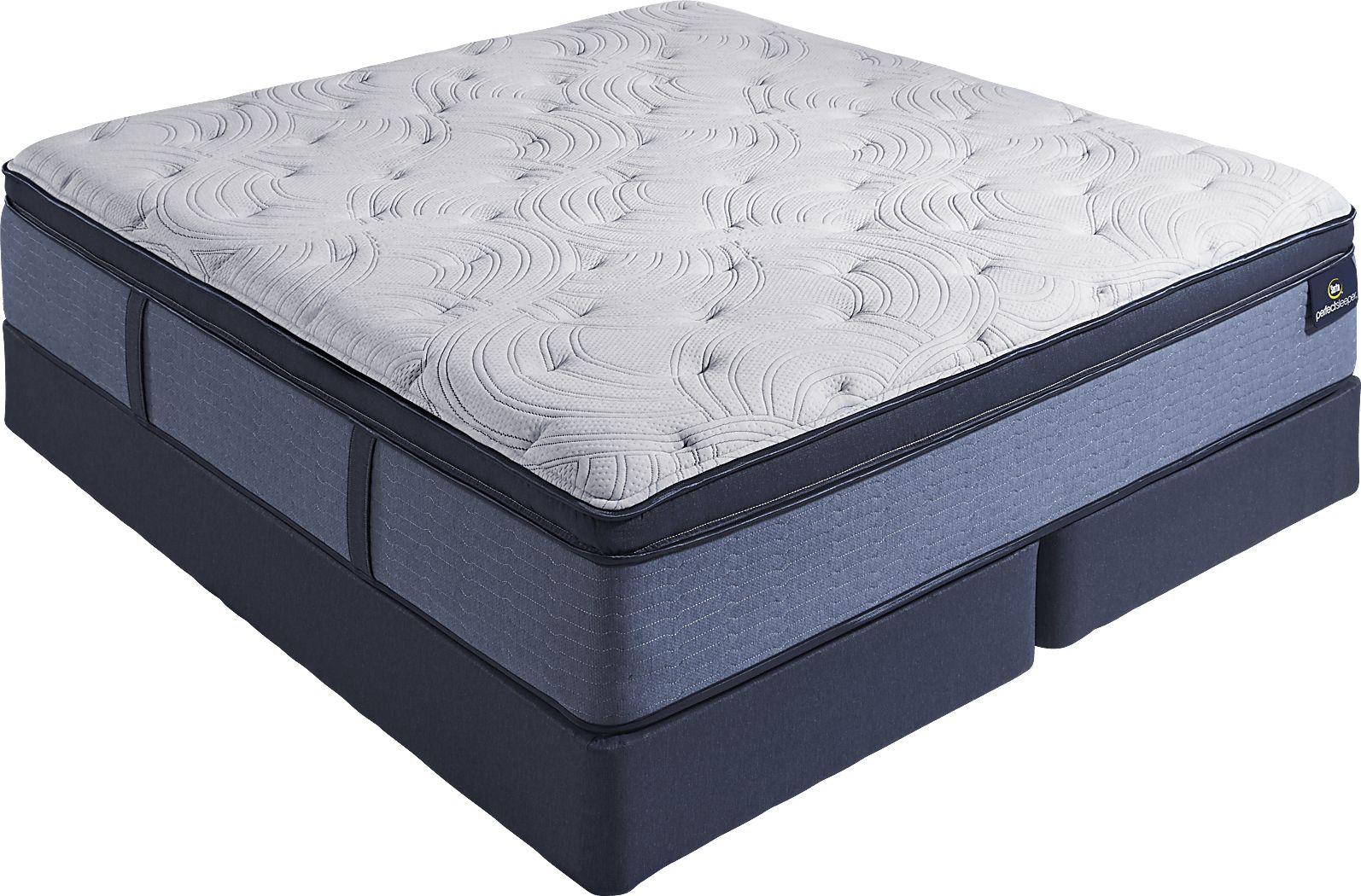 serta calming retreat spt low profile mattress set
