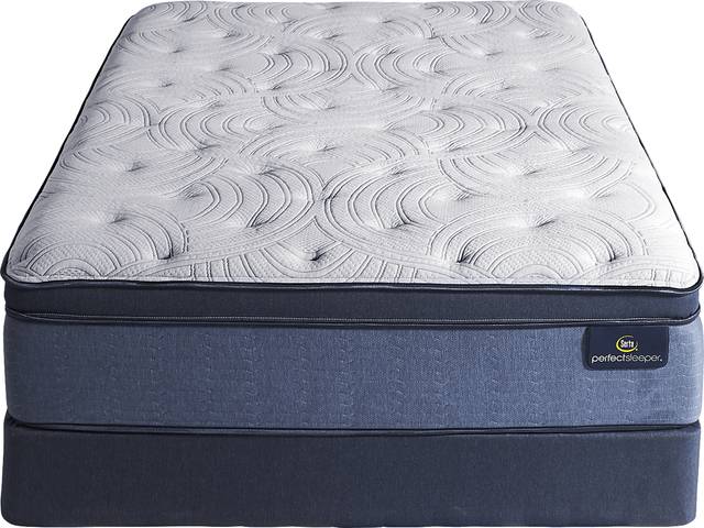 Serta Perfect Sleeper Mila Low Profile Queen Mattress Set - Thumbnail - Image 1