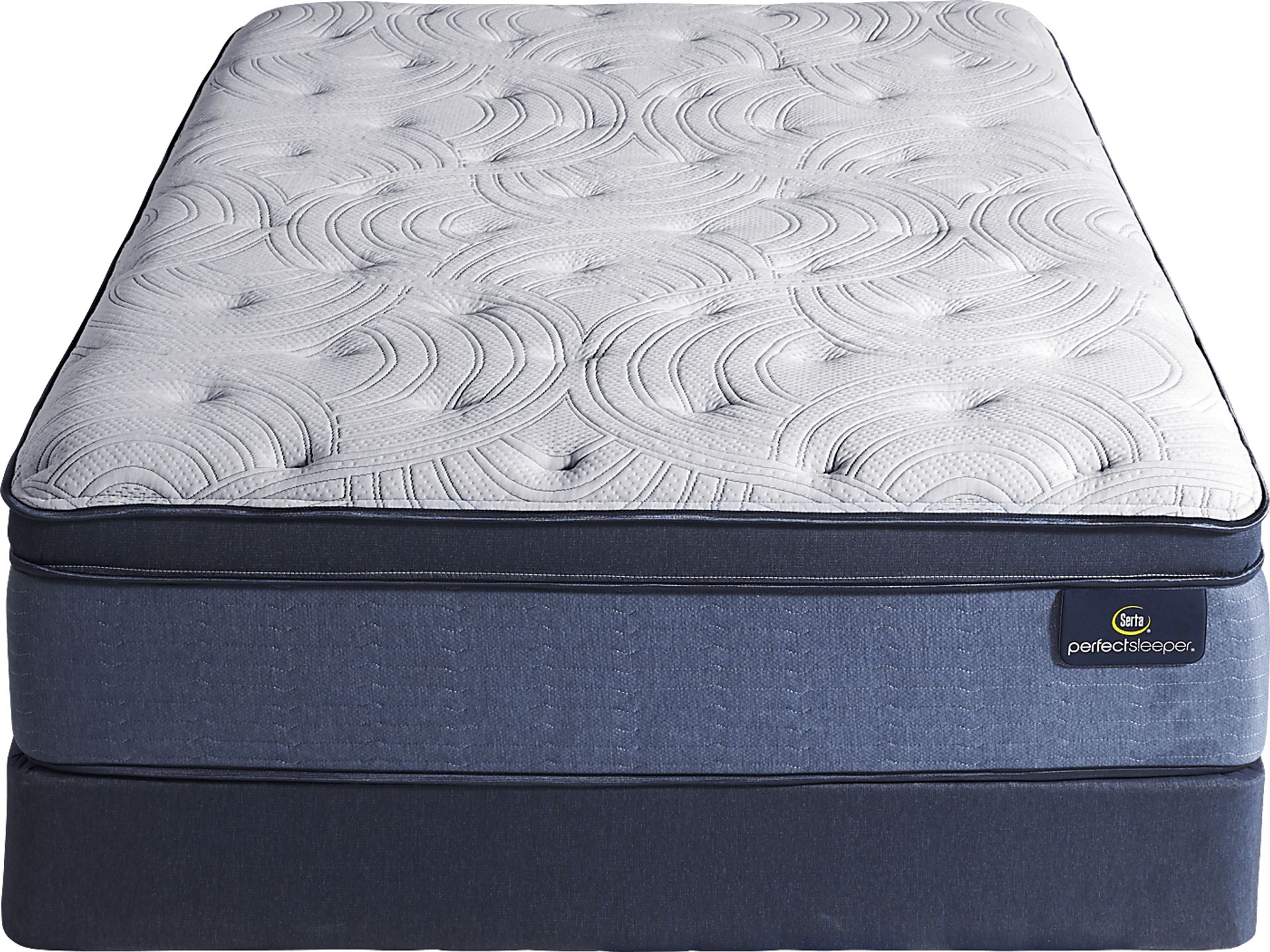 Serta Perfect Sleeper Mila Low Profile Queen Mattress Set - Image 1
