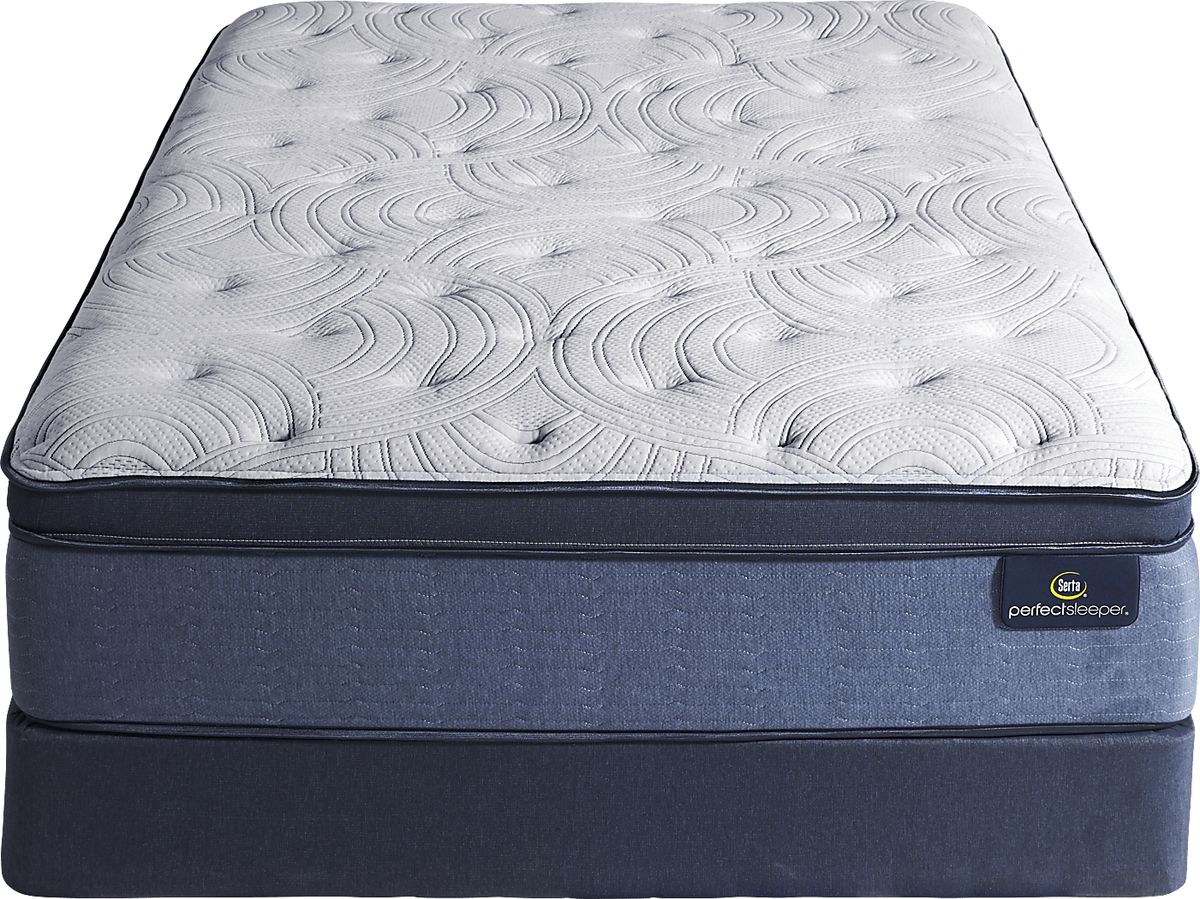 Serta Perfect Sleeper Mila Low Profile Queen Mattress Set Rooms to Go