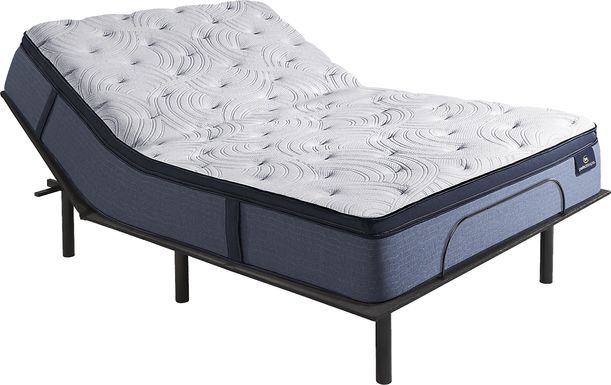 Serta Perfect Sleeper Mila Queen Mattress with Head Up Only Base