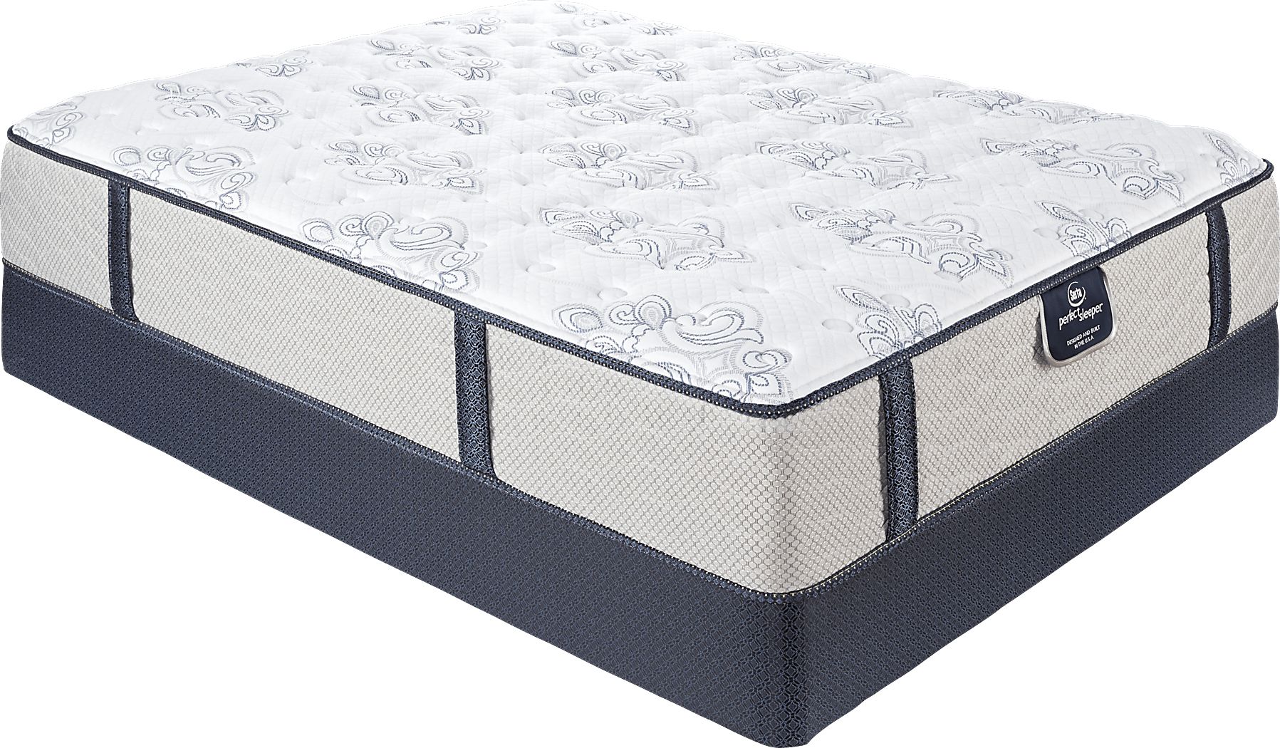 Serta Perfect Sleeper Misty Falls Queen Mattress Set Rooms To Go